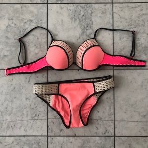 Victoria’s Secret Pink Crochet Bikini Set